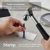 SecuX – XSEED - Secure Bitcoin Wallet Crypto Seed Storage Steel Plate - Compatible, Ledger, Trezor Hardware Wallets… - Image 2