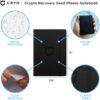CRYO Crypto Seed Phrase Storage Waterproof Notebook - Bitcoin Recovery Phrase Backup Password Keeper - Crypto Cold Storage Wallet Backup Journal - Pocket Size 2-Pack - Image 2