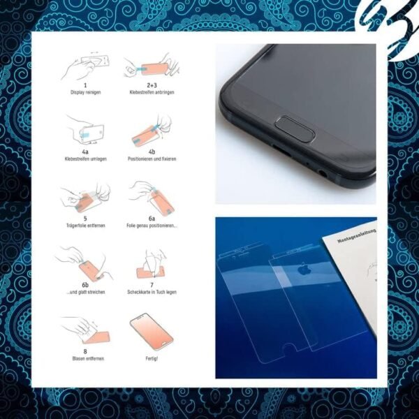 Bruni Screen Protector compatible with SafePal S1 Protector Film, crystal clear Protective Film (2X) - Image 4