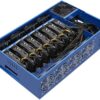 GPU Mining Rig Case, Complete Mining Systerm for ETC/Ergo/Raven Coin Crypto Mining with 8 GPU Mining Motherboard, 1800W PSU(110v-220v), 8 Fans, RAM, SSD, CPU(Excluding GPUs) -Blue - Image 8