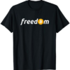 Bitcoin means Freedom: BTC Logo T Shirt for Crypto Fans T-Shirt