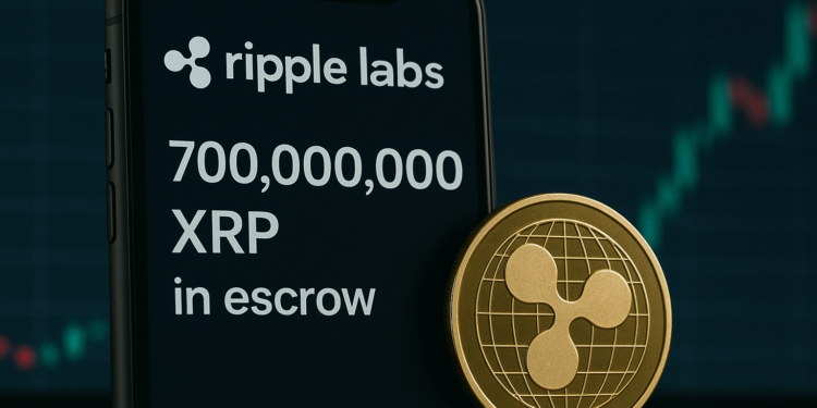 Ripple Labs Locks 700,000,000 XRP in Escrow, Price Reacts