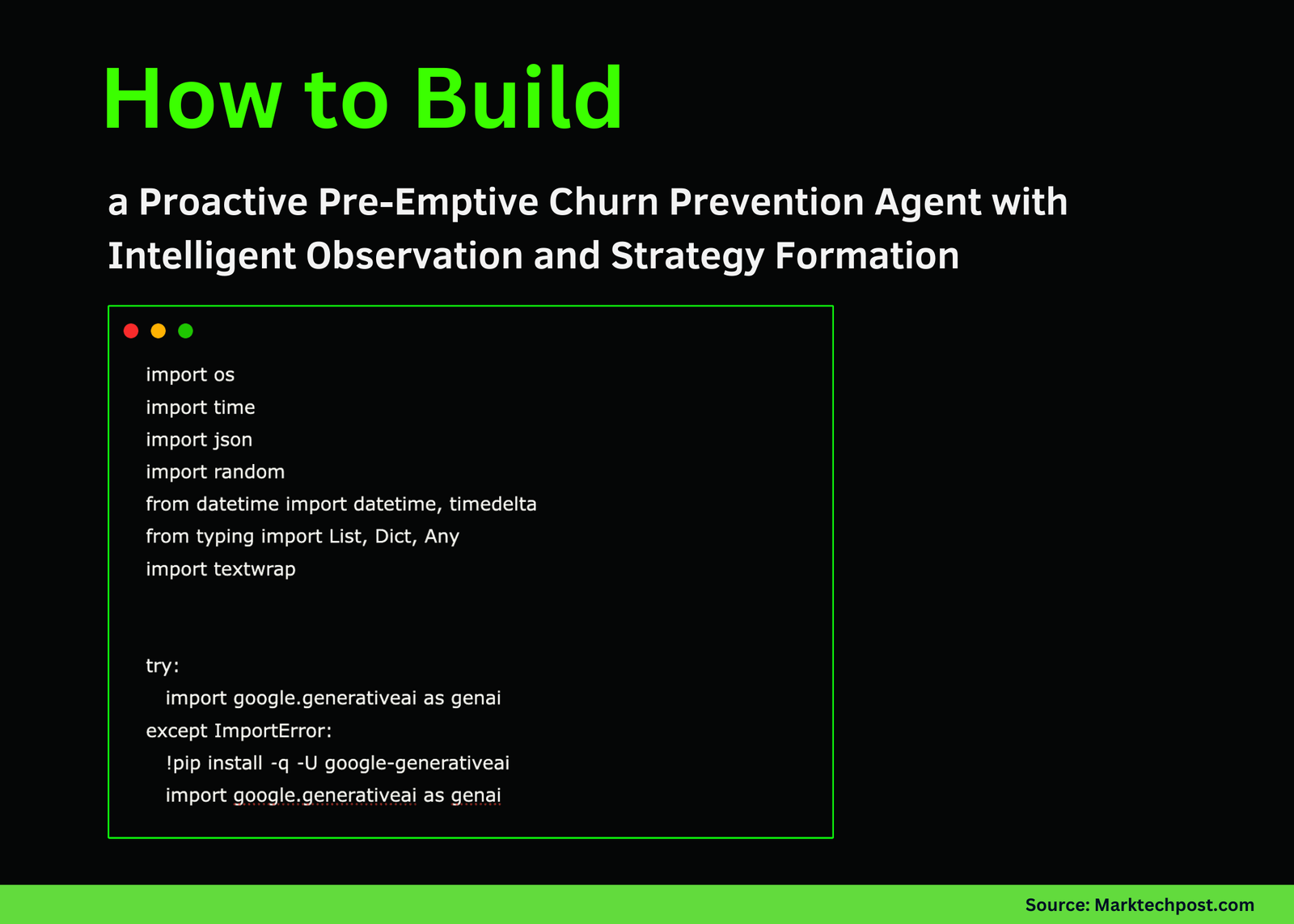 How to Build a Proactive Pre-Emptive Churn Prevention Agent with Intelligent Observation and Strategy Formation