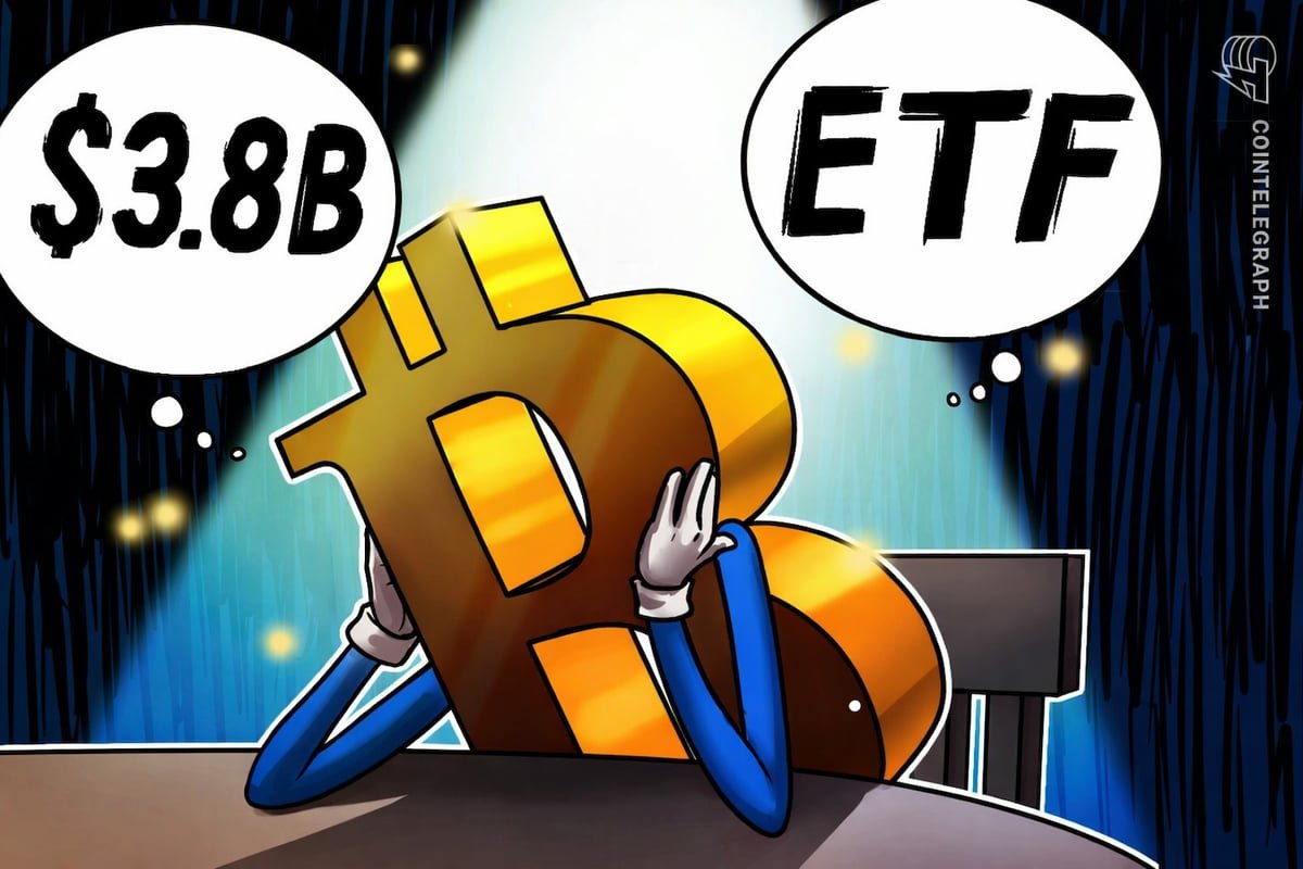 Spot Bitcoin ETFs Post Five Consecutive Weeks of Outflows Reaching $3.8B