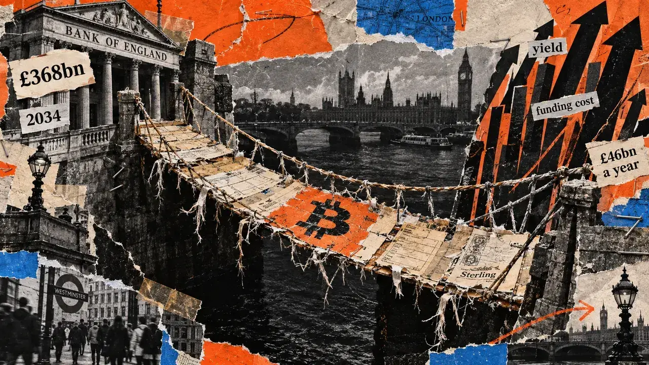 Bitcoin faces BOE’s £368 billion QE unwind through 2034
