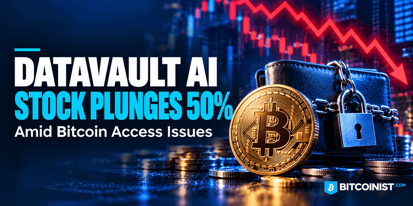 Datavault AI Stock Plunges 50% Amid Bitcoin Access Issues
